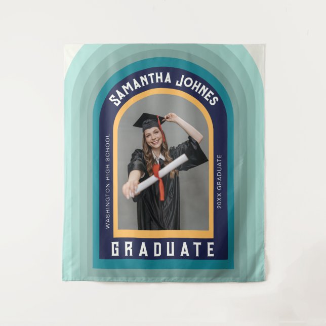 Tenture Arc Arc en arc-en-ciel rétrograde (Devant)