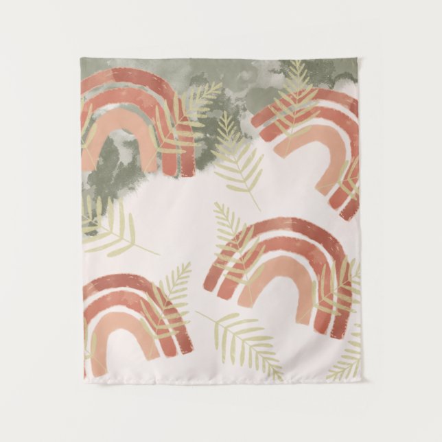Tenture Arc-en-ciel Boho (Devant)