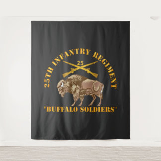 Tenture Armée - 25e Régiment d'infanterie - Soldats de Buf
