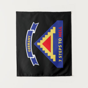 Tenture Armée de terre - 7e armée des États-Unis w 7 Steps
