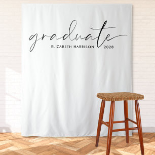 Tenture Arrière-plan Chic Script Graduation