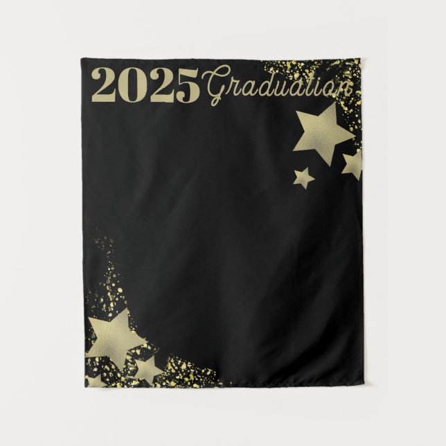 Tenture Arrière-plan de la graduation des étoiles d'or (Devant)