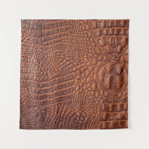 Tenture Arrière-plan de texture en cuir Brown, fond, abstr