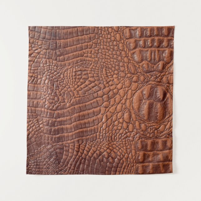 Tenture Arrière-plan de texture en cuir Brown, fond, abstr (Devant)