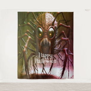 Tenture Arrière-plan d'Halloween Monster Rouge