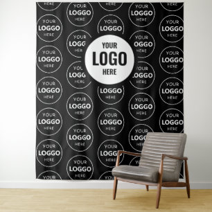 Tenture Arrière-Plan Du Logo De L'Entreprise Personnalisé 