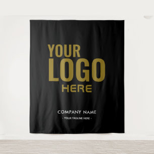 Tenture Arrière-Plan Du Logo De L'Entreprise Personnalisé 