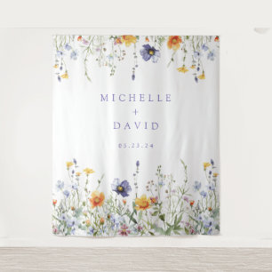 Tenture Arrière-plan du Mariage fleur sauvage
