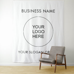 Tenture Arrière-plan extra grand Ajouter votre logo Slogan