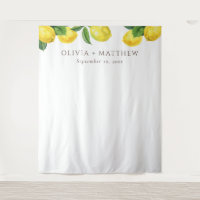 Arrière-plan photo Mariage citron. Jardin rustique