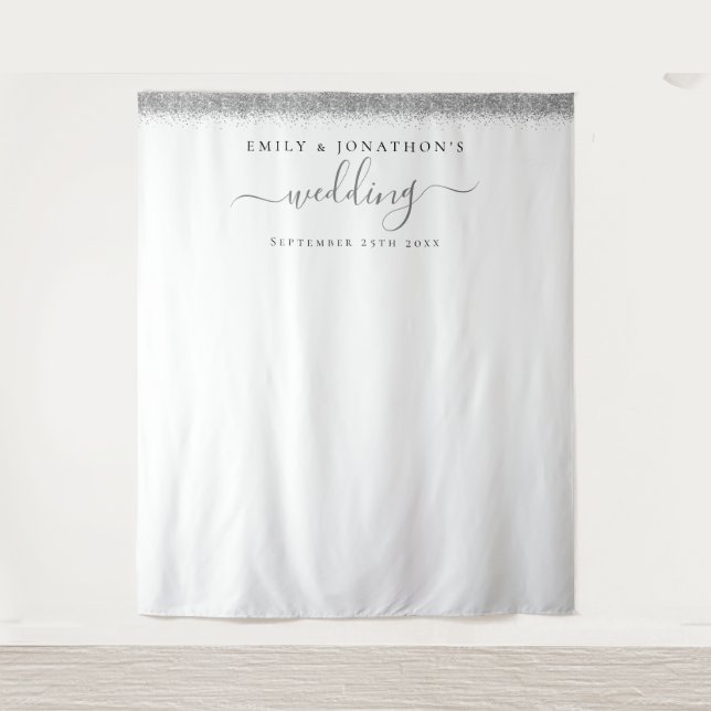 Tenture Arrière - plan photo Mariage de noms de Parties sc (Devant)