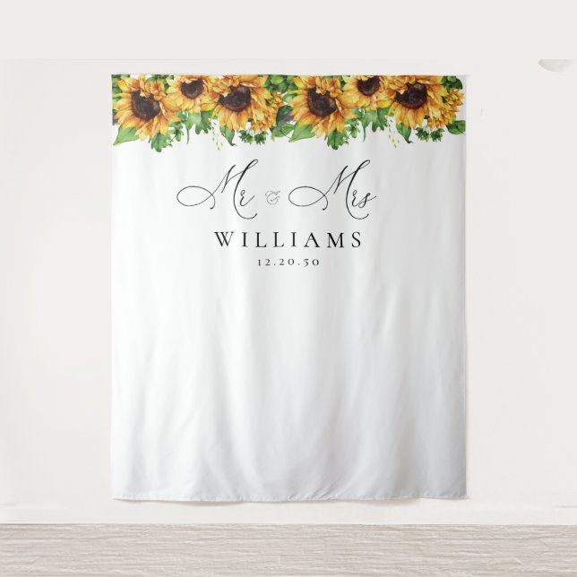 Tenture Arrière-plans Mariages de tournesol (Devant)