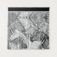 Art abstrait de zèbre noir et blanc