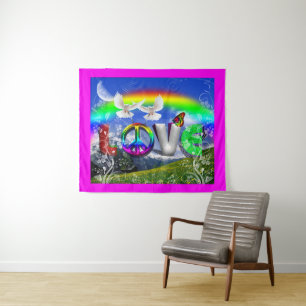 Tenture Art de la paix et de l'amour