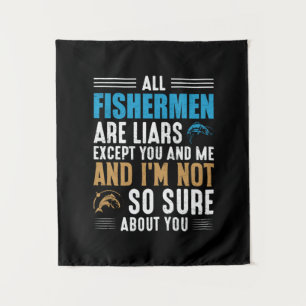 Tenture Art de pêche Tous les pêcheurs