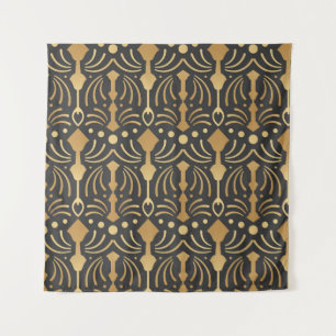 Tenture Art déco Luxe : Élégance japonaise vintage