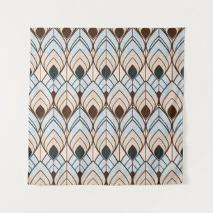 Tenture Art Déco : Ornement sans Seamless Texturé.