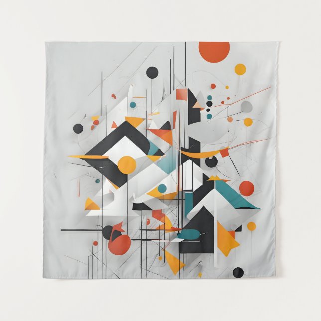 Tenture Art moderne Abstrait (Devant)