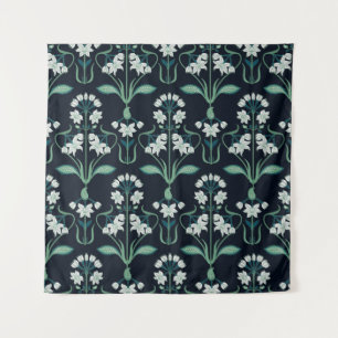 Tenture Art nouveau floral, abstrait motif sans couture.