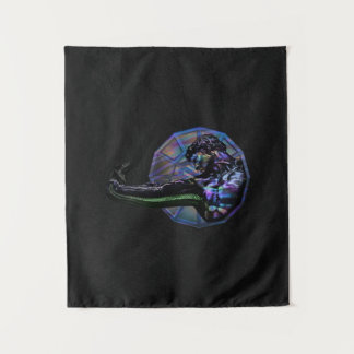 Tenture Artiste vs le Serpent Biblique - Violet - Tapisser