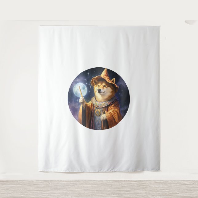Tenture Assistant Chien Shiba Inu (Devant)