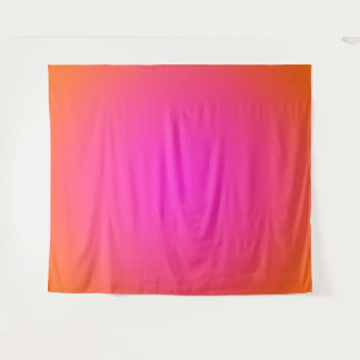 Tenture Aura Ombré Rose Magenta Chaud et Orange Clair