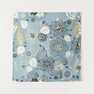 Tenture Automne Floral : Design saisonnier élégant