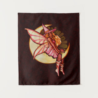 Tenture Automne Lune Fée Sorcière Daisy Artwork LuneEnfant