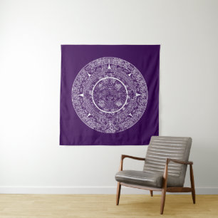 Tenture Aztec mexicain Soleil Pierre Maya Calendrier 3