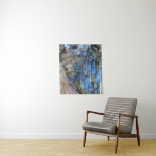 Tenture Azure et Iridescence