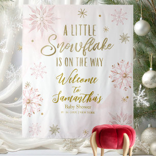 Tenture Baby shower antivol rose Gold Little