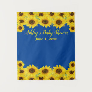 Tenture Baby shower de tournesol En arrière-plan Photo Boo