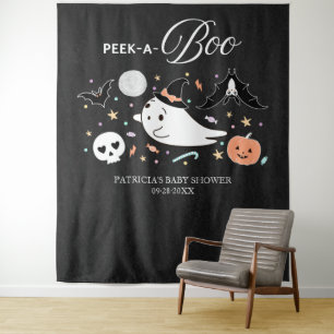 Tenture Baby shower d'Halloween de Peek-A-Boo