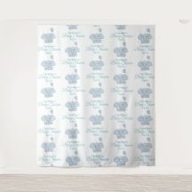 Baby Shower Eléphant Bleu | Répétition de Pas