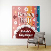 Baby Shower Rétro Groovy