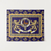 Badge de Clan Blair Personnalisé Bleu