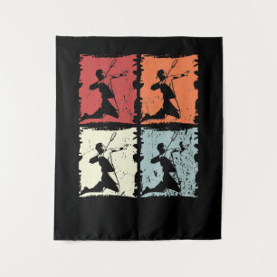 Tenture Badminton vintage