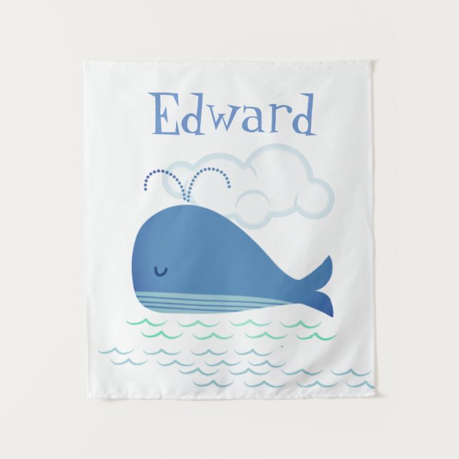 Tenture Baleine détendue (Devant)