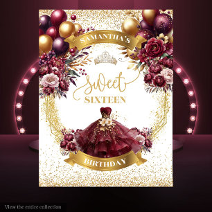 Tenture Ballons d'or de Bourgogne sweet sixteen