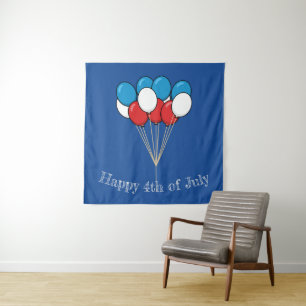 Tenture Ballons Patriotiques Bleu Blanc Rouge Personnali