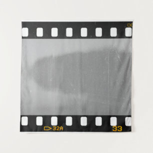 Tenture Bande de film rayée, espace réservé vintage.