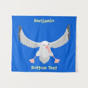 Tenture Bande dessinée de l'oiseau mûre albatros