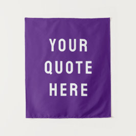 Tenture Bannière de citation personnalisée Mur de citation