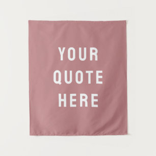 Tenture Bannière de citation personnalisée pour votre mur