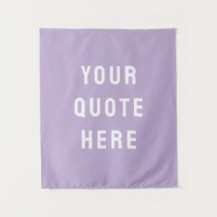 Tenture Bannière de citation personnalisée pour votre mur