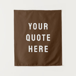 Tenture Bannière de citation personnalisée Votre citation 