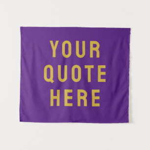 Tenture Bannière de citation personnalisée Votre mur de ci