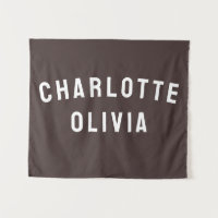 Bannière de nom personnalisé décoration murale de