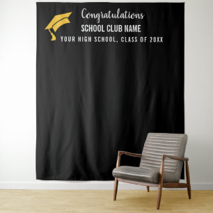 Tenture Bannière de remise des diplômes de club personnali