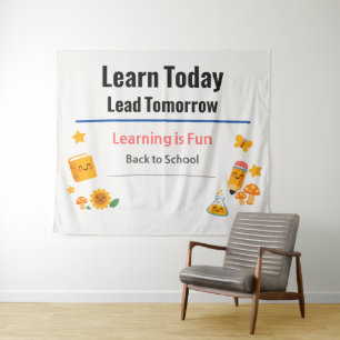 Tenture Bannière de rentrée scolaire Décoration de la sall